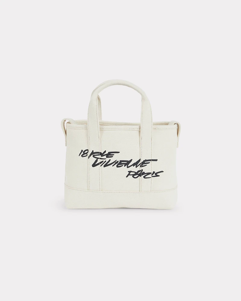 'Kenzo x Futura 2000' small tote bag 'Kenzo Utility' in canvas