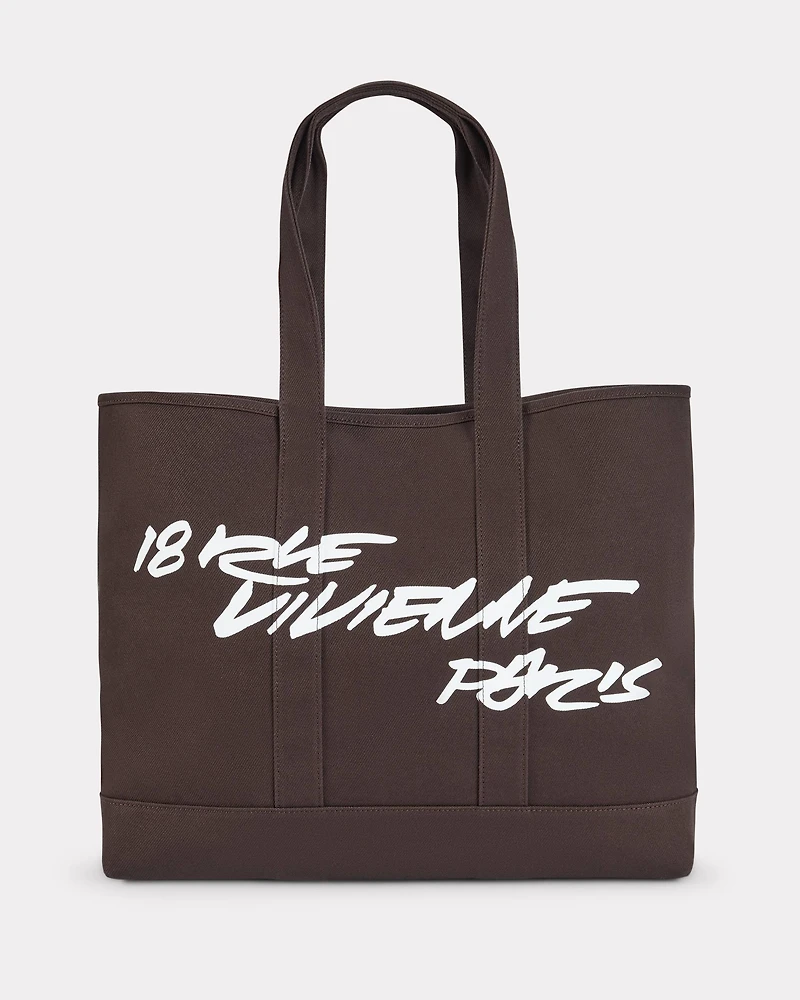 'Kenzo x Futura 2000' large tote bag Utility' canvas