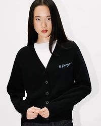 'KENZO Wild Tiger' cardigan wool cotton