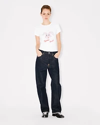 'KENZO Winter Holidays' boyfriend jeans japanese denim