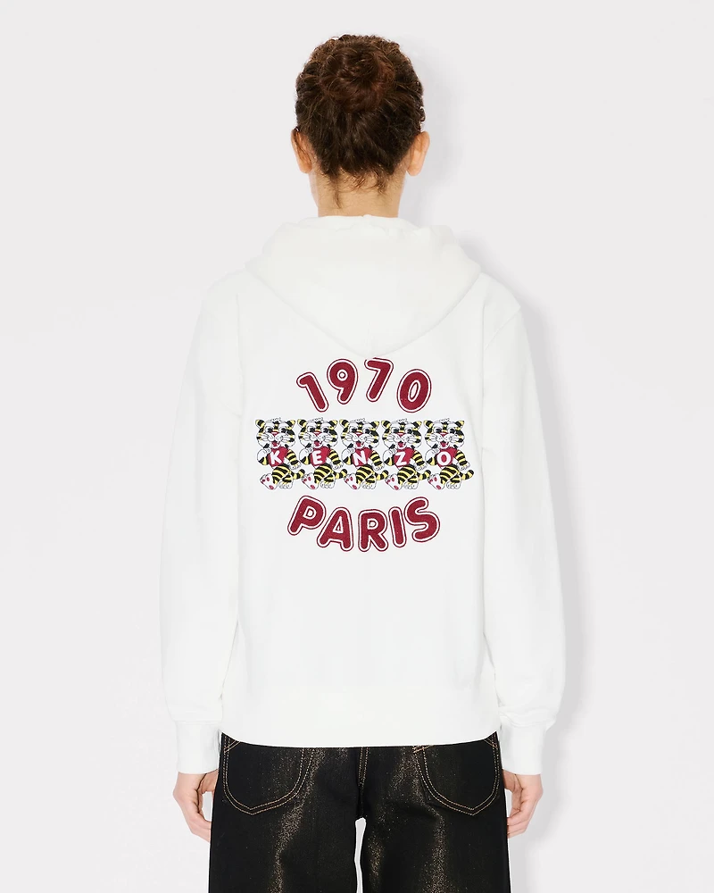 'KENZO Wild Tiger' embroidered hoodie cotton