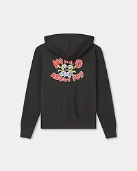 'KENZO Wild Tiger' zip up hoodie cotton