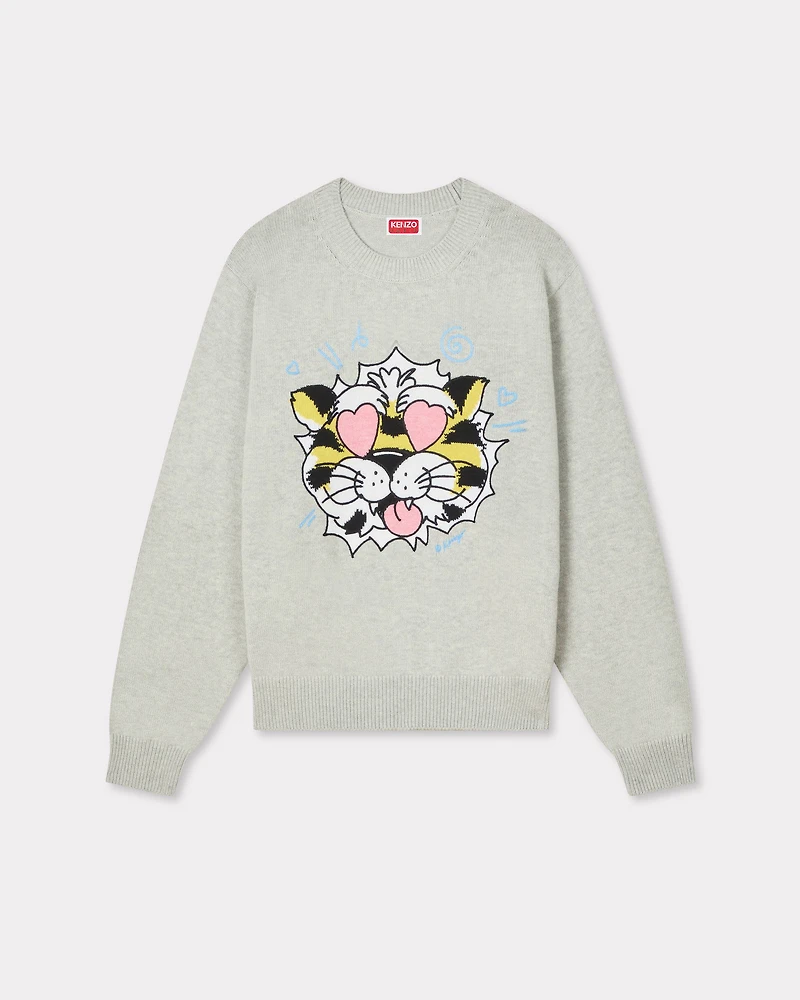 'KENZO Wild Tiger' jumper cotton wool