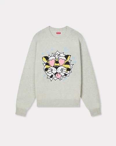 'KENZO Wild Tiger' jumper cotton wool