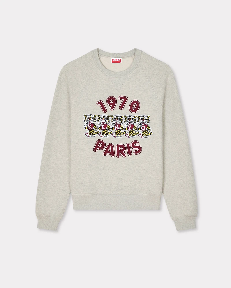 'KENZO Wild Tiger' embroidered sweatshirt cotton