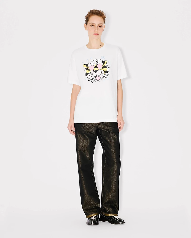 'KENZO Wild Tiger' loose T-shirt cotton
