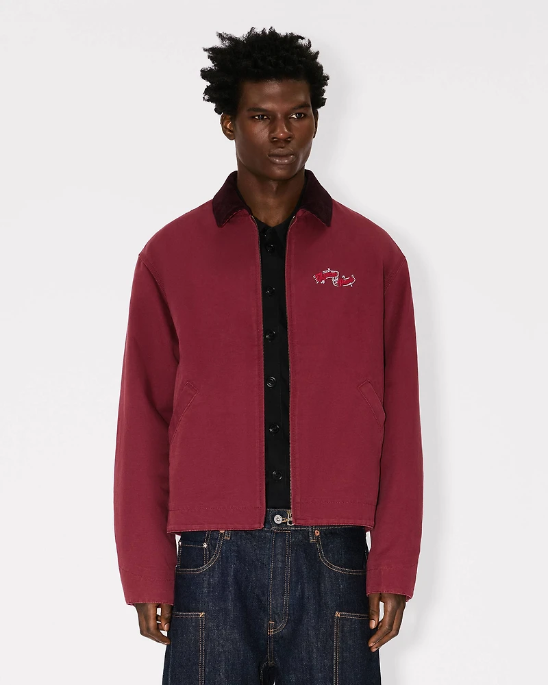 'KENZO Winter Holidays' embroidered utility jacket cotton