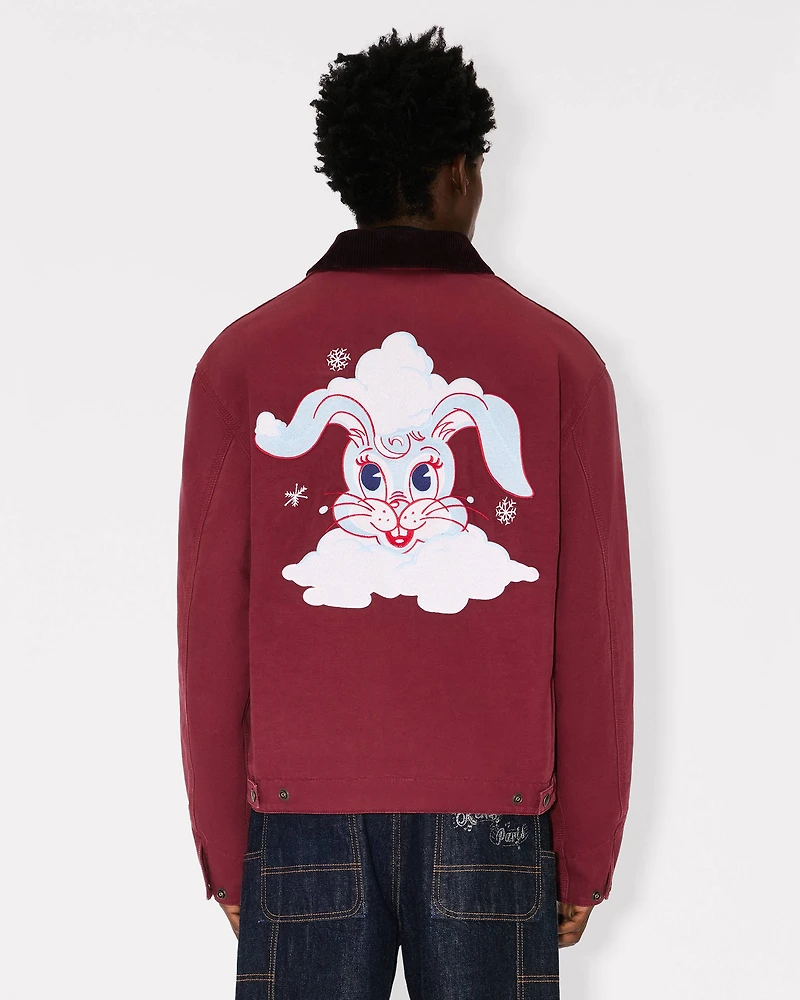 'KENZO Winter Holidays' embroidered utility jacket cotton