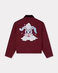 'KENZO Winter Holidays' embroidered utility jacket cotton