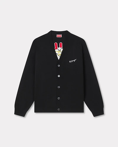 'KENZO Wild Tiger' cardigan wool cotton