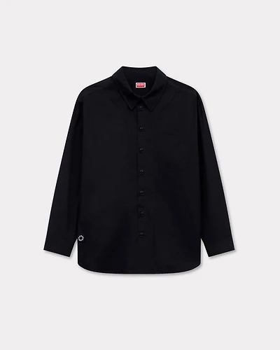 'Boke Flower 2.0' baseball shirt cotton