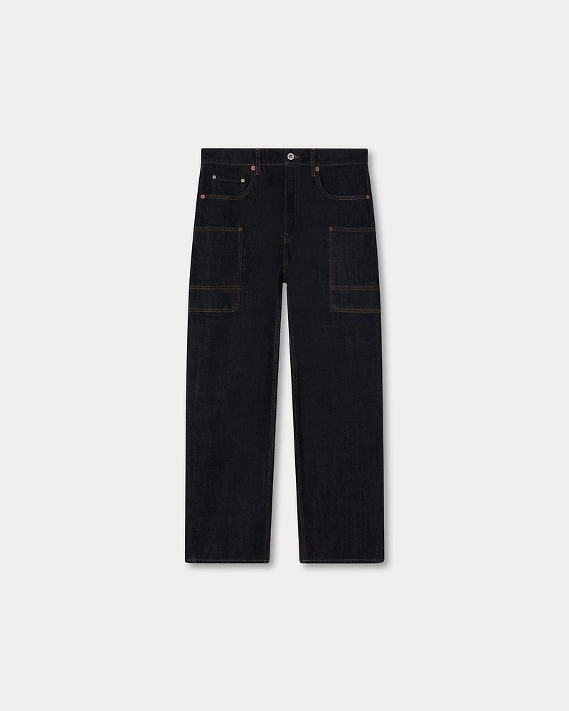 'KENZO Winter Holidays' cargo monkey fit jeans japanese denim