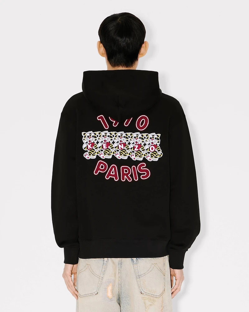 'KENZO Wild Tiger' embroidered hoodie cotton