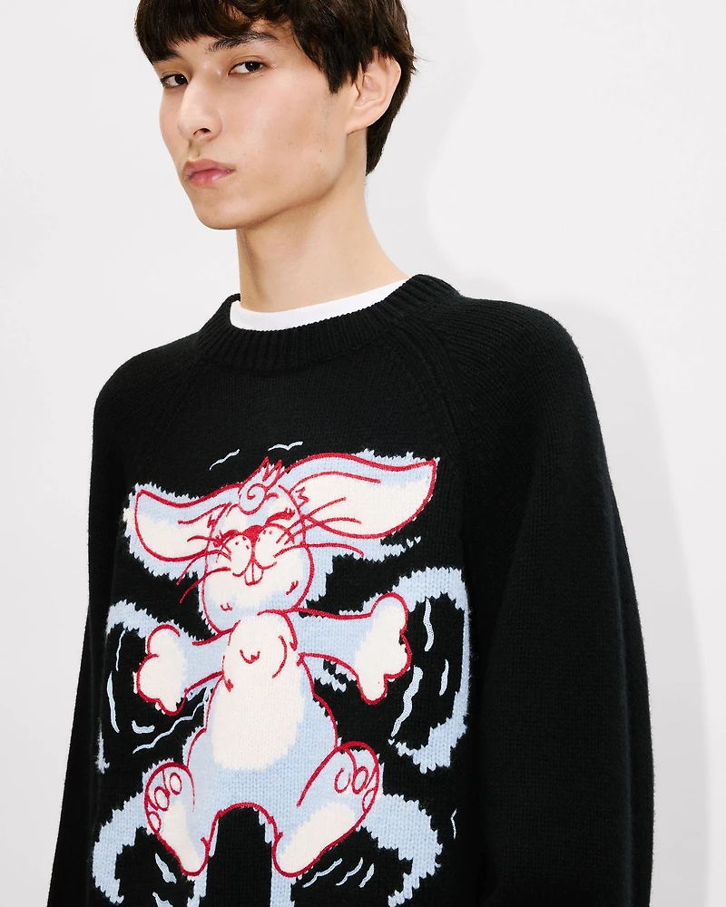 'KENZO Winter Holidays' embroidered jumper wool