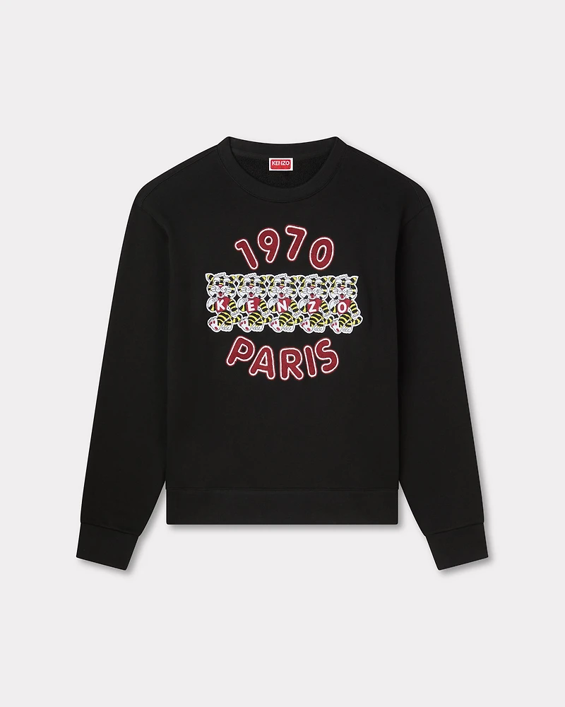 'KENZO Wild Tiger' embroidered sweatshirt cotton