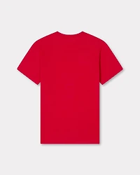 'Boke Flower' embroidered slim T-shirt cotton