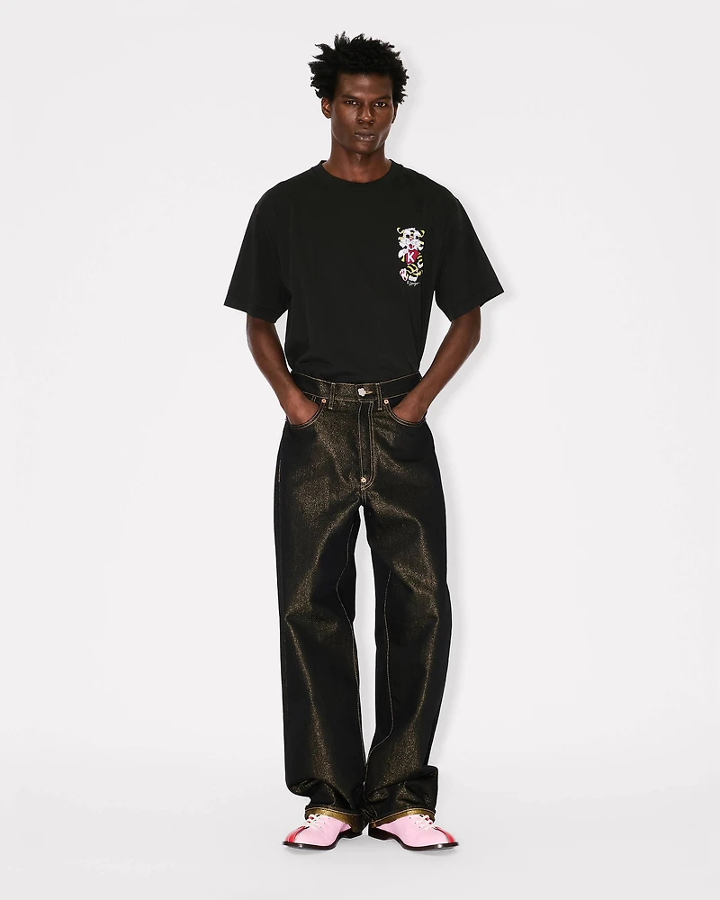 'KENZO Wild Tiger' embroidered oversized T-shirt cotton