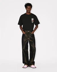 'KENZO Wild Tiger' embroidered oversized T-shirt cotton