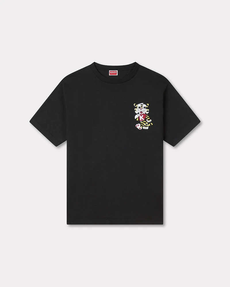 'KENZO Wild Tiger' embroidered oversized T-shirt cotton