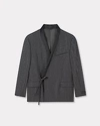 'KENZO Stripes' double breasted kimono jacket