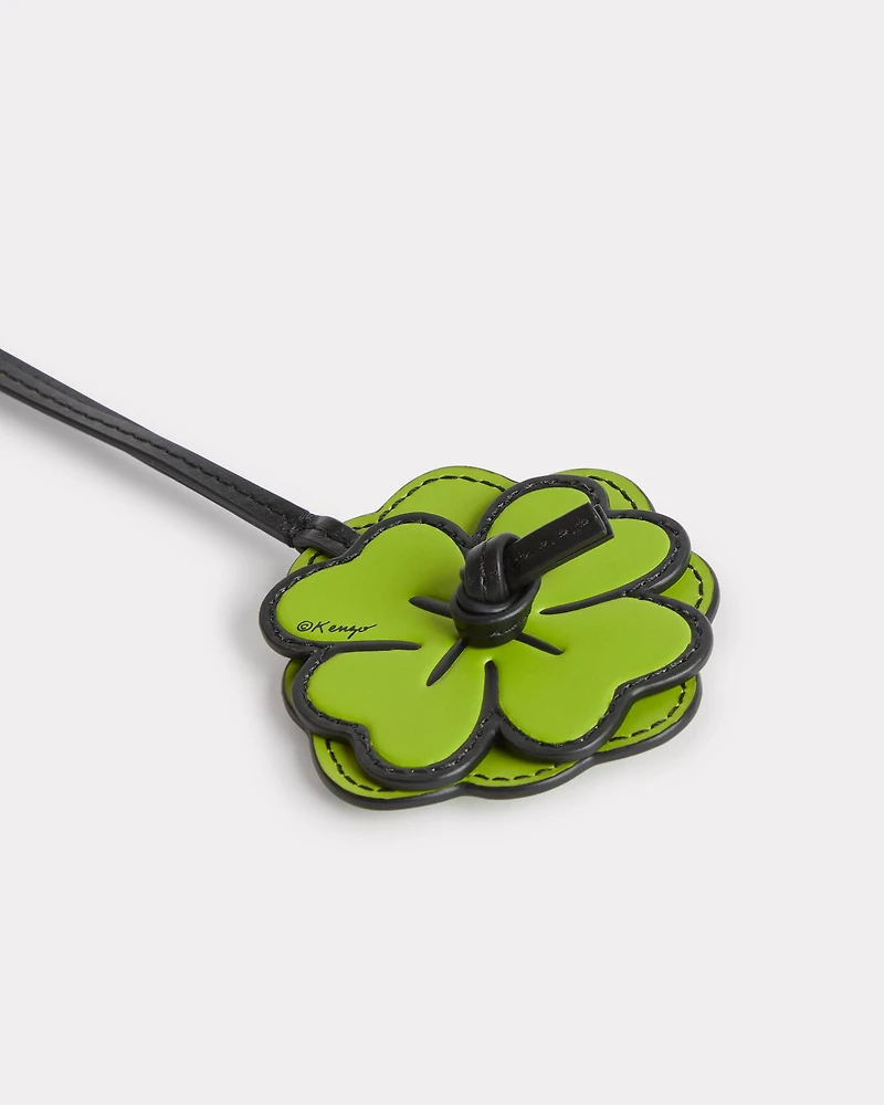 'KENZO Cartoon' clover charm in leather