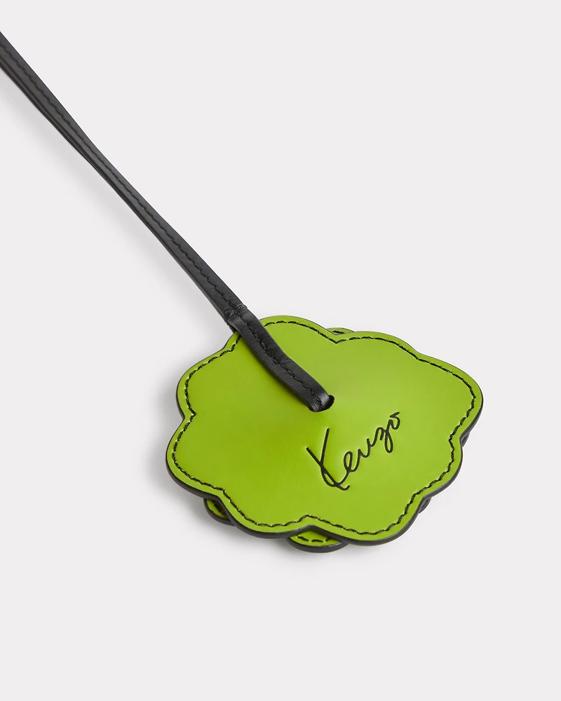 'KENZO Cartoon' clover charm in leather