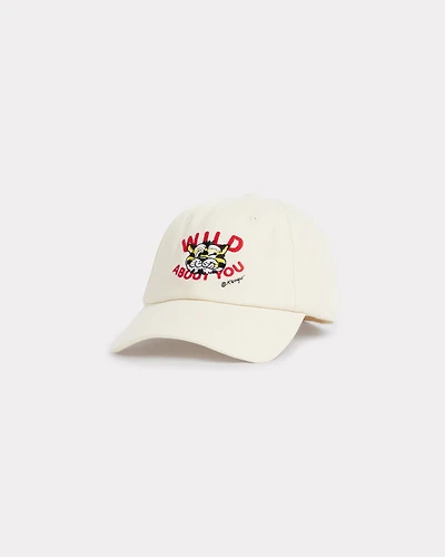 'KENZO Wild Tiger' embroidered cap cotton