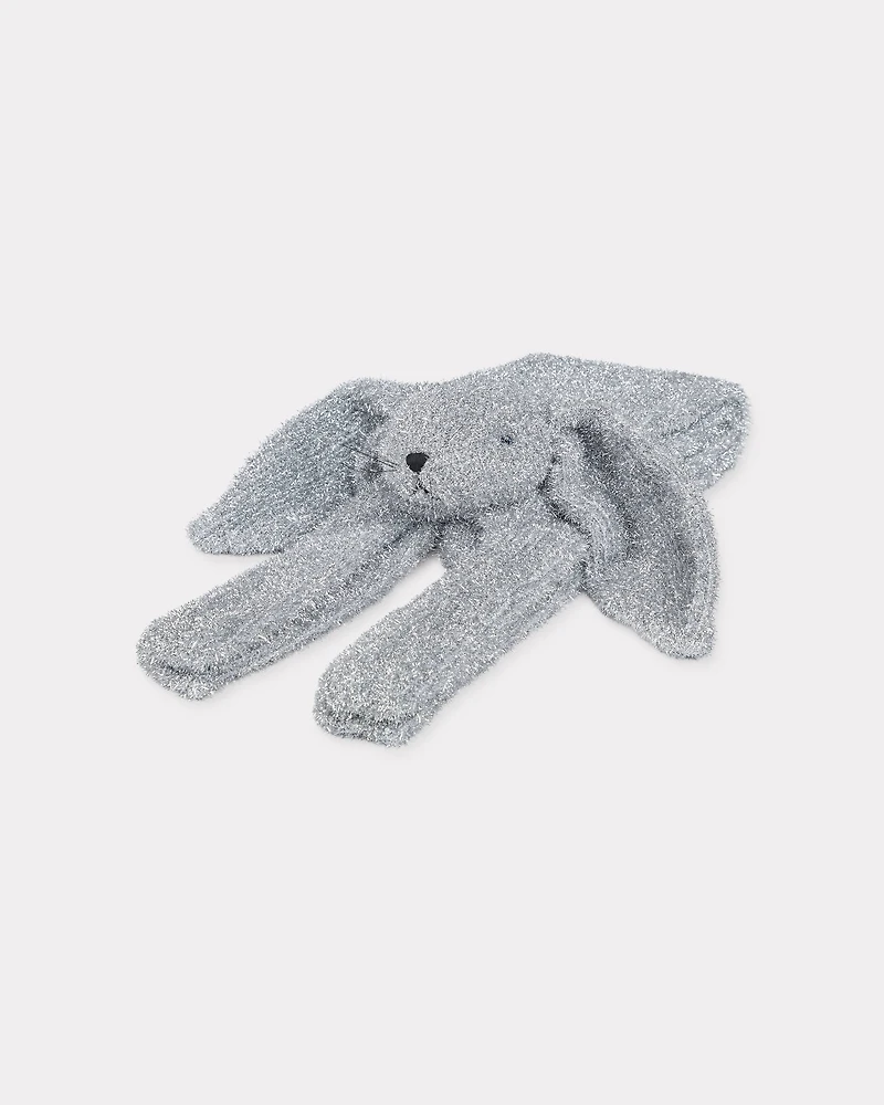 'KENZO Winter Holidays' bunny scarf in tinsel knit