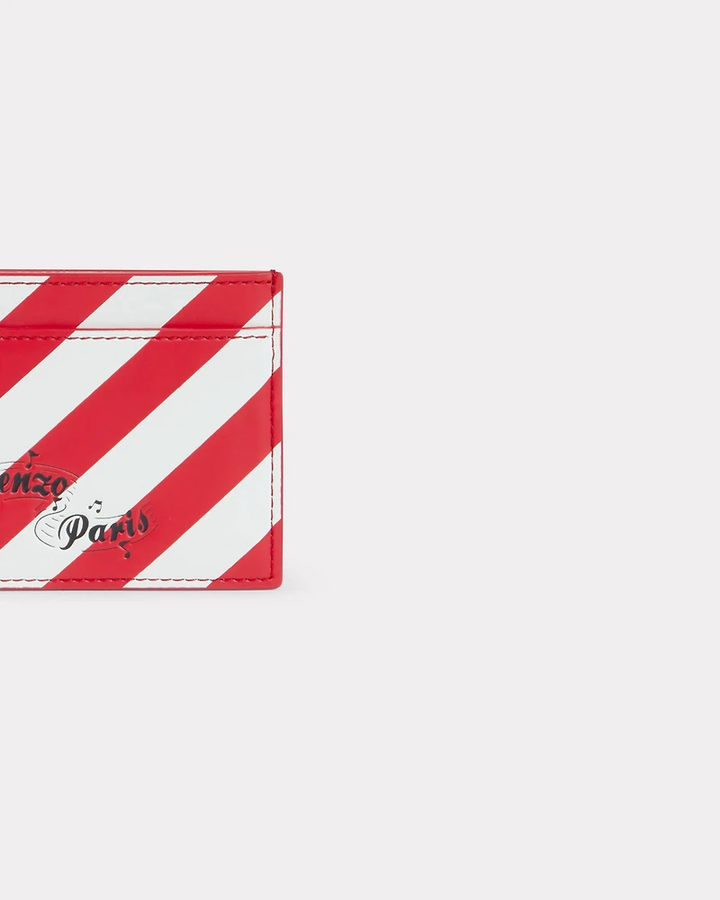 'KENZO Winter Holidays' card holder in leather