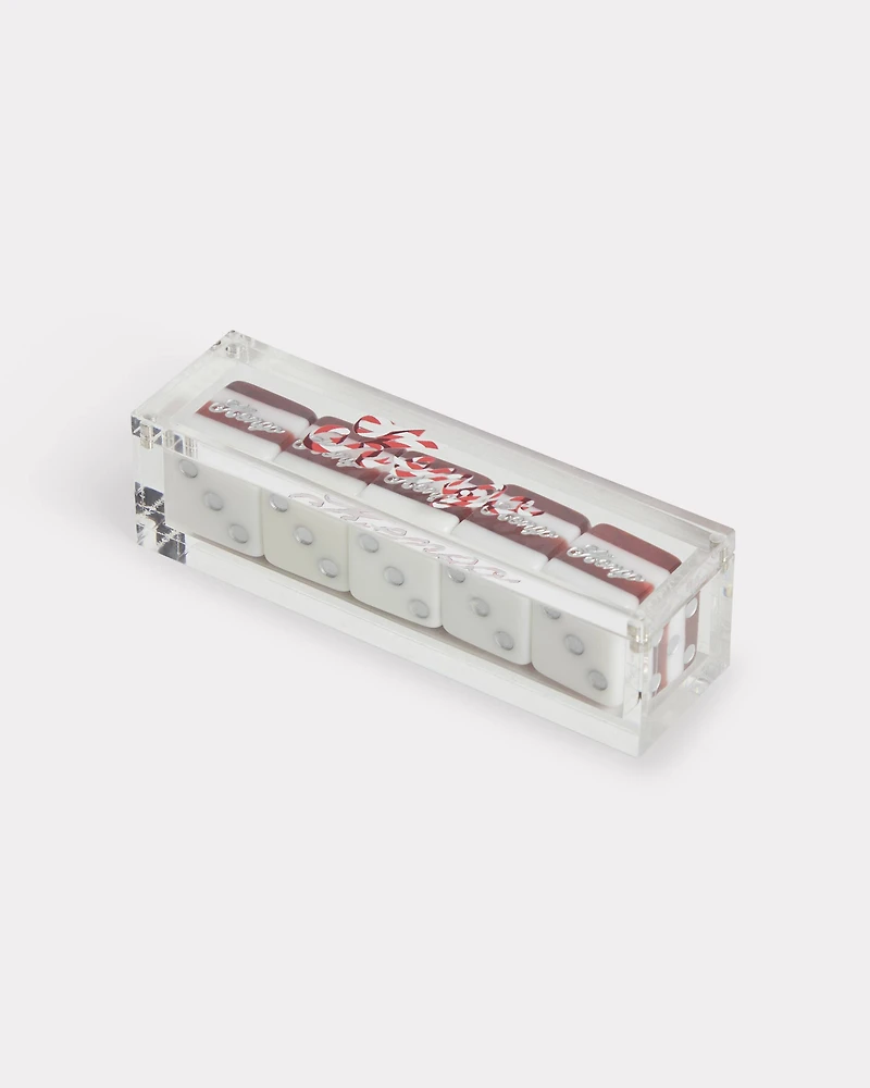 'KENZO Winter Holidays' dice set