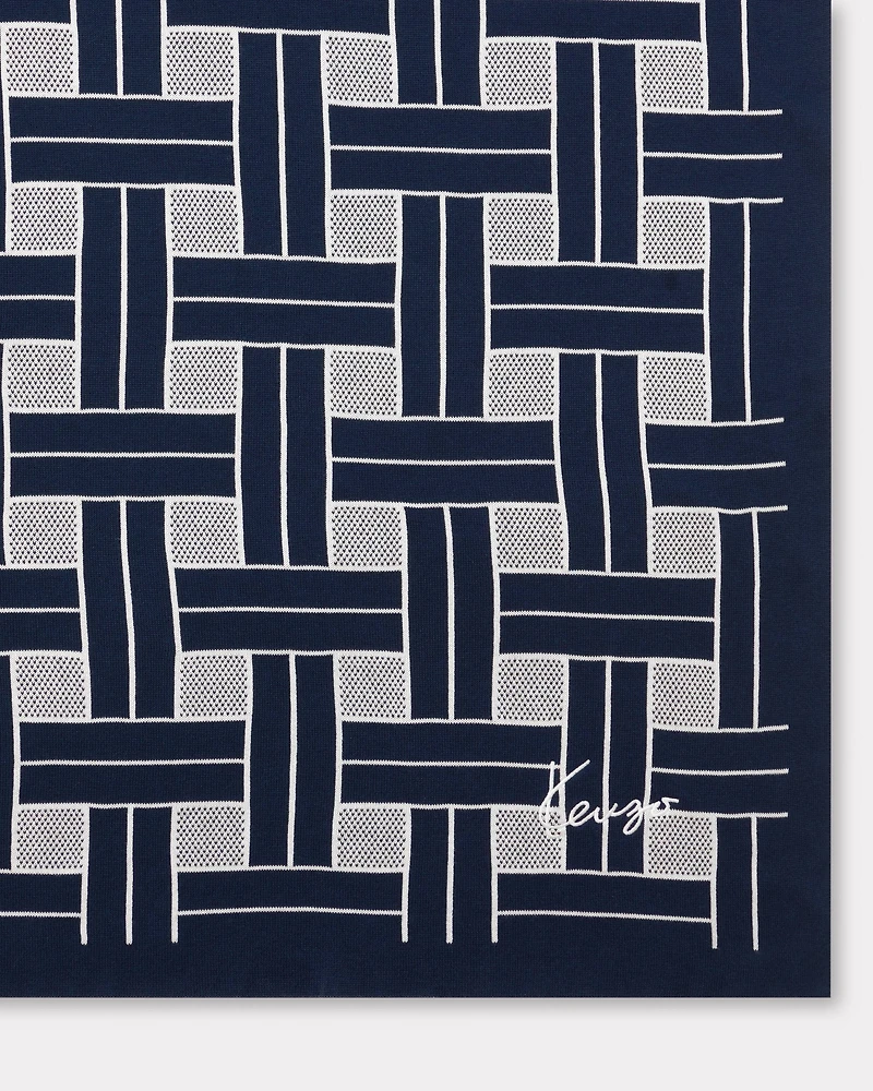 'KENZO Weave' embroidered plaid