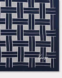 'KENZO Weave' embroidered plaid