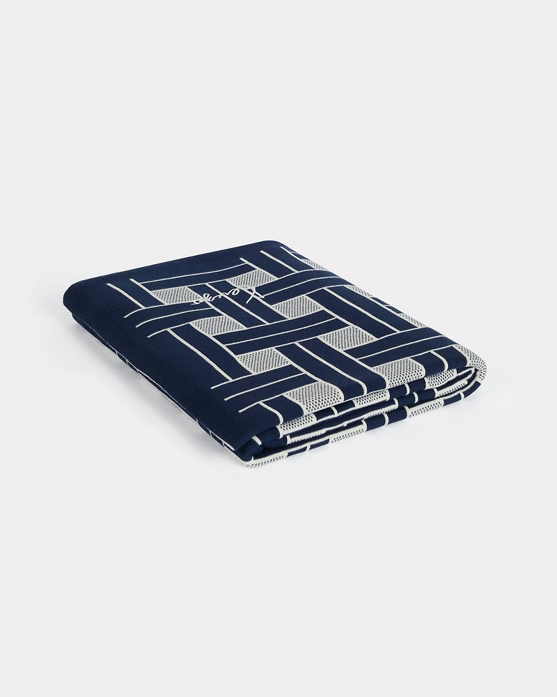 'KENZO Weave' embroidered plaid