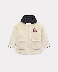 'Cosmic Fun' coat fluffy fleece