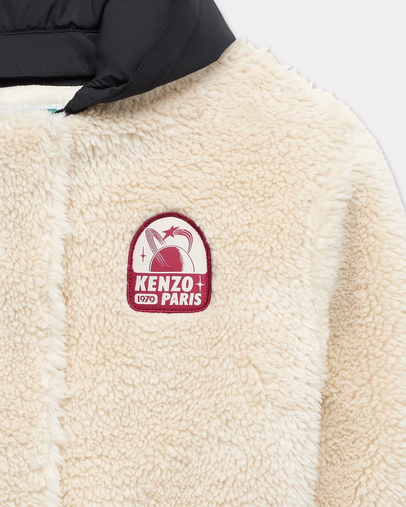 'Cosmic Fun' coat fluffy fleece
