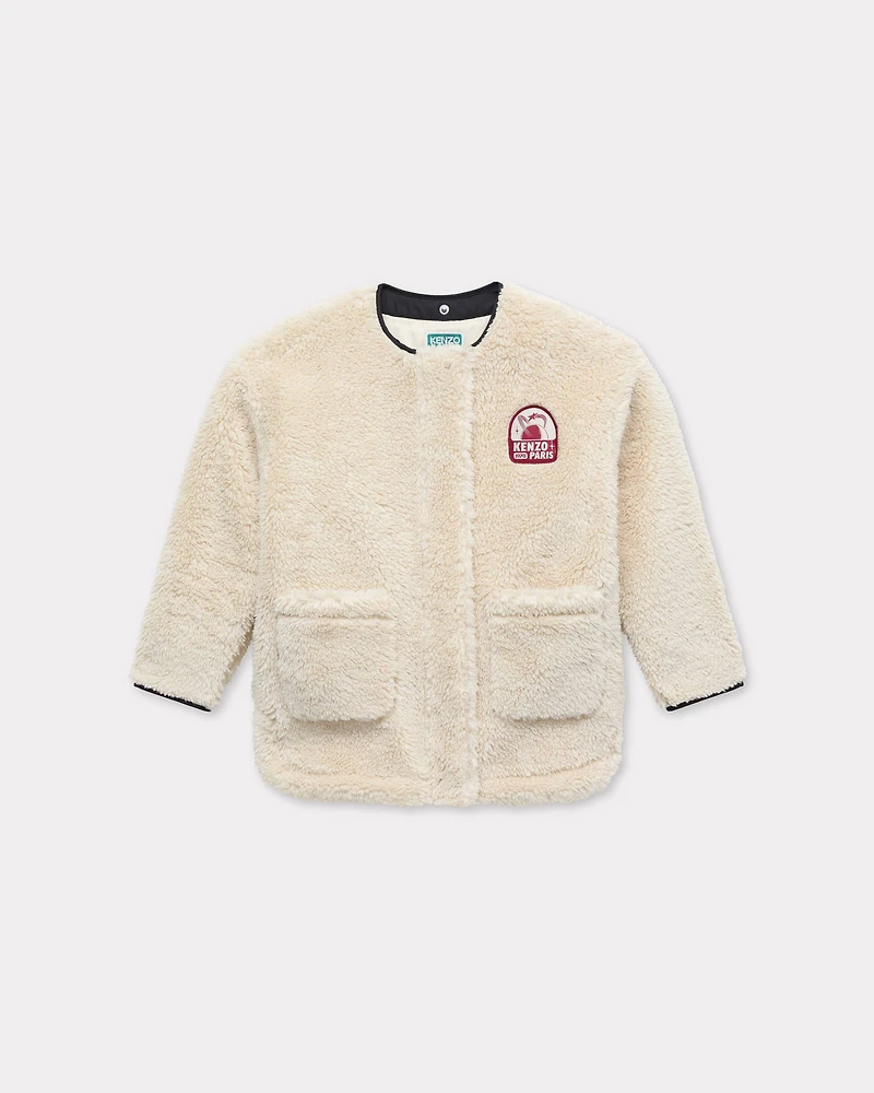 'Cosmic Fun' coat fluffy fleece