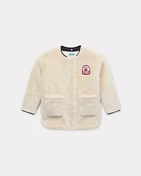 'Cosmic Fun' coat fluffy fleece
