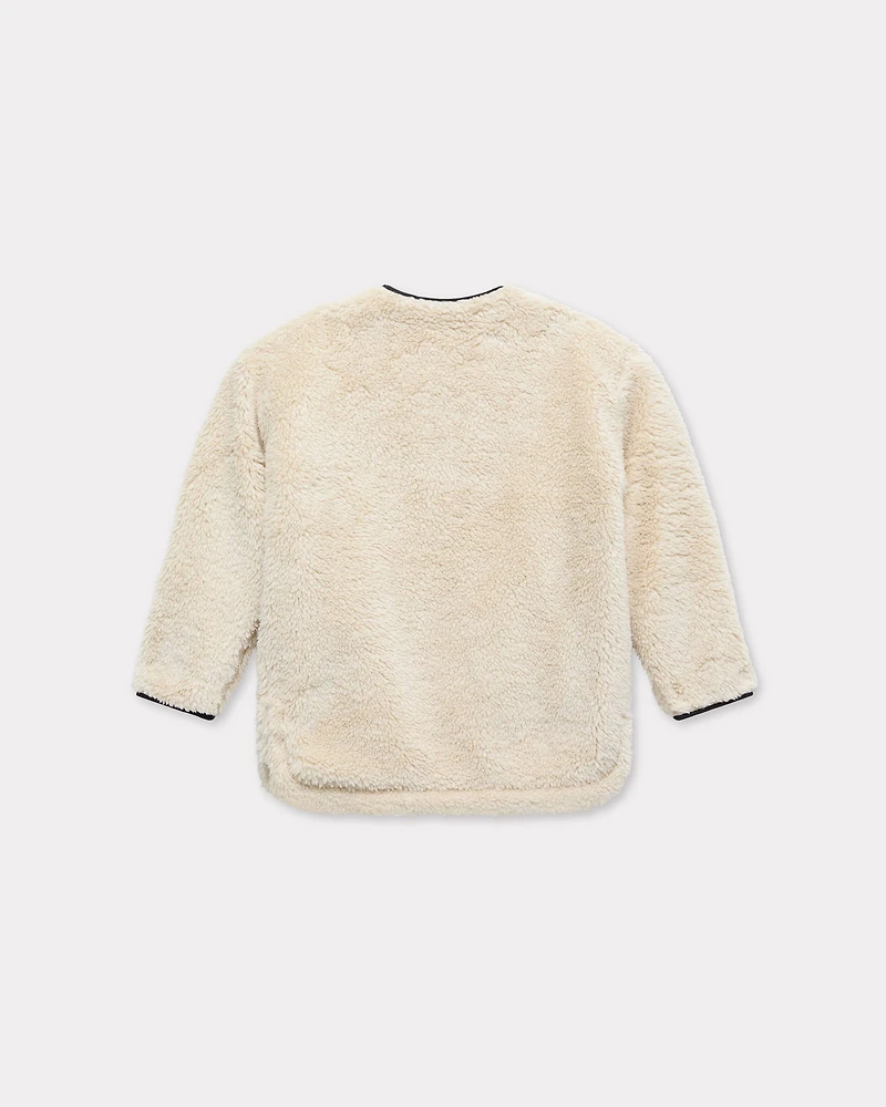 'Cosmic Fun' coat fluffy fleece