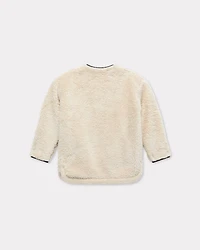 'Cosmic Fun' coat fluffy fleece