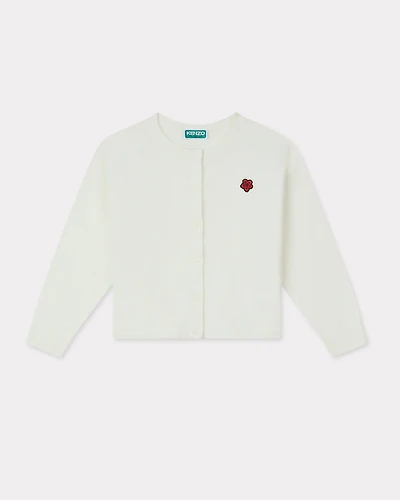 Embroidered knitted cardigan