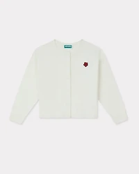 Embroidered knitted cardigan