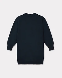 Dress a cotton and wool blend