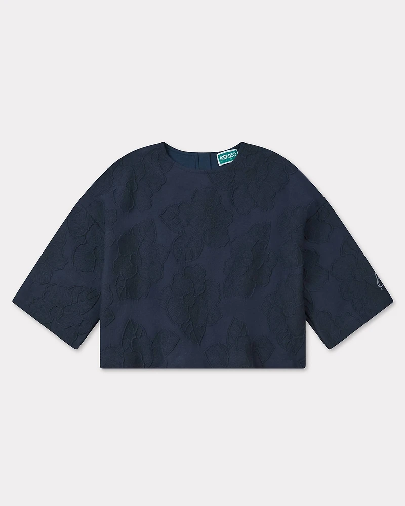 'Wonder Space' embroidered blouse jacquard fabric