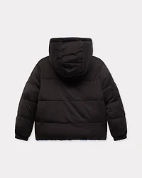 'Cosmic Fun' reversible down jacket