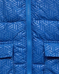 'Cosmic Fun' reversible down jacket