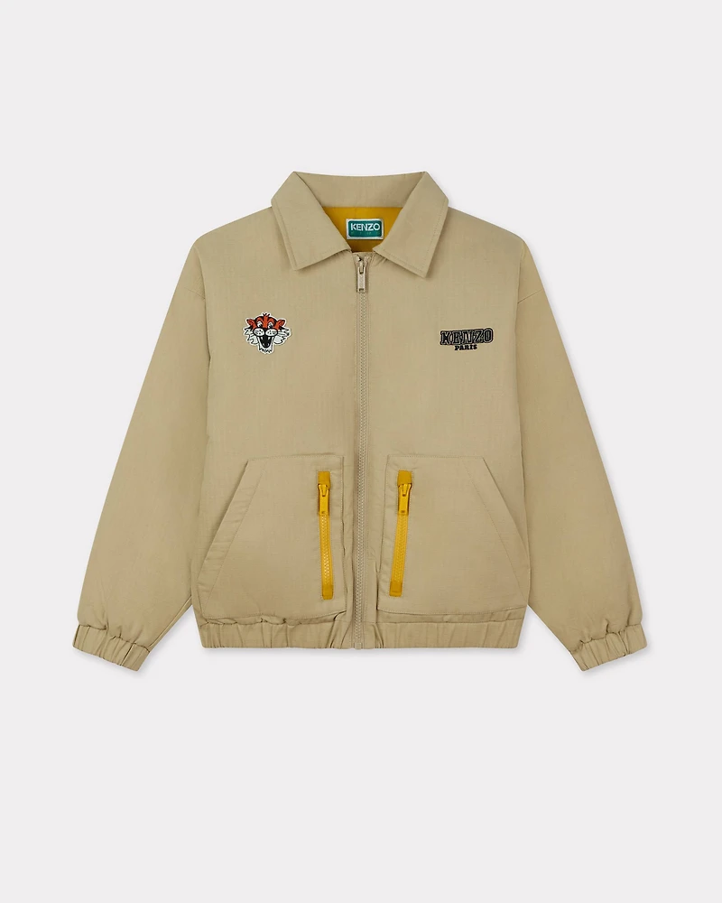 'Wonder Space' embroidered jacket cotton