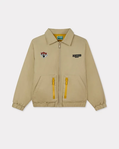 'Wonder Space' embroidered jacket cotton