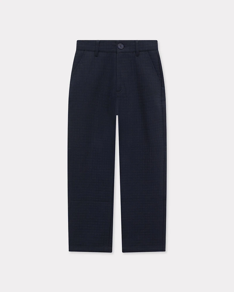 'KENZO Galaxy' embroidered suit trousers cotton