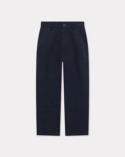 'KENZO Galaxy' embroidered suit trousers cotton