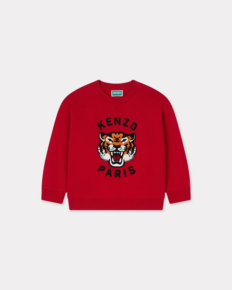Embroidered sweatshirt cotton